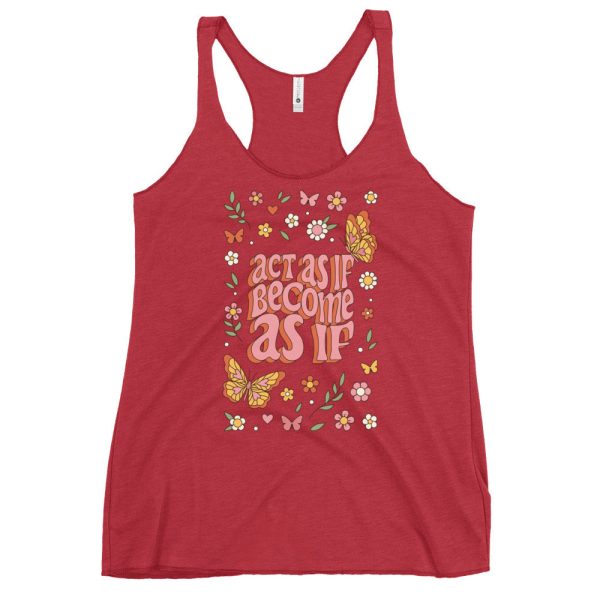 Act as if Maxim Women s Racerback Tank Sale