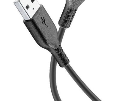 Cabo de Dados Cellularline USB Tipo-A USB Tipo-C 1,2m Preto Sale