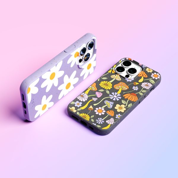 Black Midnight Shrooms iPhone XR Case For Discount