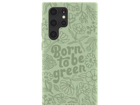 Sage Green Born to be green Samsung Galaxy S22 Ultra Case Online Hot Sale