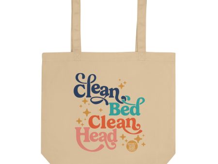 Clean Bed Clean Head Maxim Eco Tote Bag For Sale