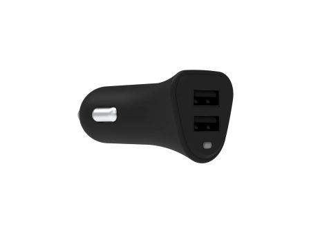 Griffin PowerJolt Dual Universal USB-A 12W Car Charger - Black Discount