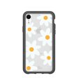 Clear Daisy iPhone XR Case With Black Ridge on Sale