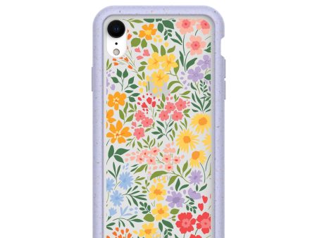 Clear Blooming Wild iPhone XR Case With Lavender Ridge For Sale