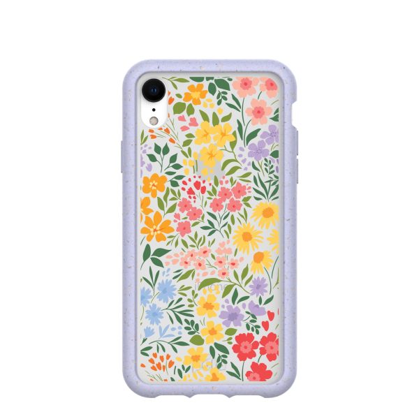 Clear Blooming Wild iPhone XR Case With Lavender Ridge For Sale