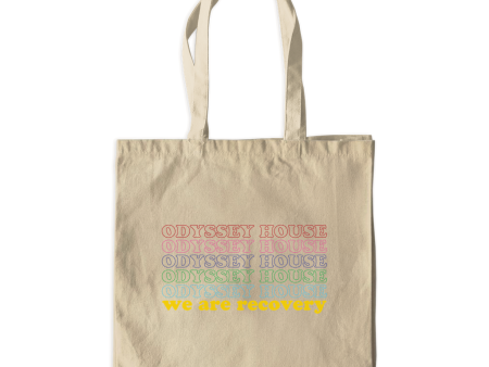 Colorful Odyssey House Canvas Tote Sale