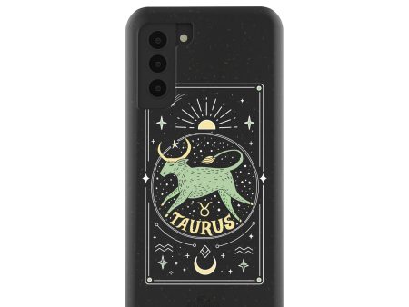 Black Taurus Samsung Galaxy S21 Case Sale