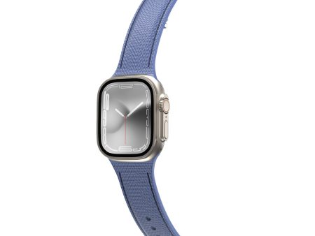 Apple Watch Band - TITAN SWIFT Silicone Band with Leather Texture Online Sale