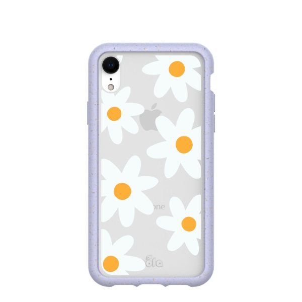 Clear Daisy iPhone XR Case With Lavender Ridge Online now