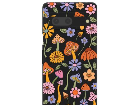 Black Midnight Shrooms Google Pixel 7 Case Online now