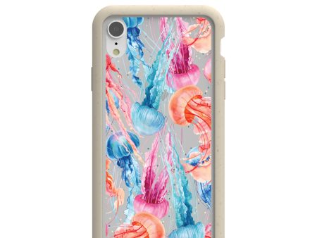 Clear Jellyfish iPhone XR Case With London Fog Ridge For Cheap