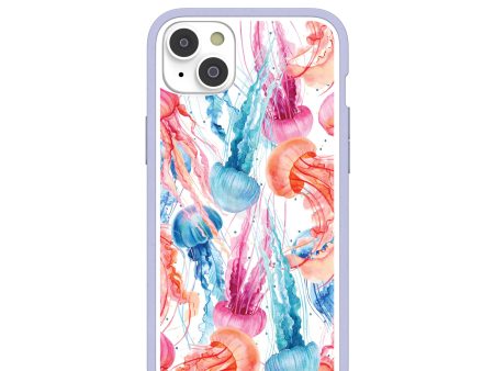 Clear Jellyfish iPhone 14 Plus Case With Lavender Ridge Online Hot Sale