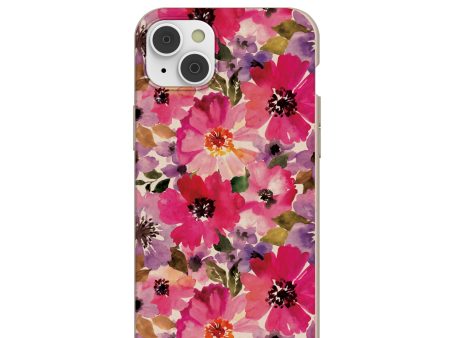 Seashell Painted Petals iPhone 14 Plus Case with MagSafe Module Discount