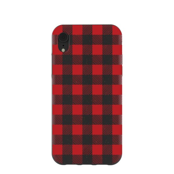 Black Flannel iPhone XR Case Online