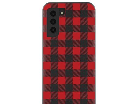 Black Flannel Samsung Galaxy S21 Case Hot on Sale