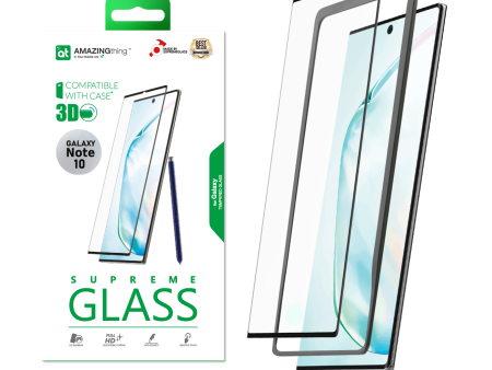 SUPREMEGLASS Samsung Note 10 0.33mm 3D Glass Screen Protector Sale