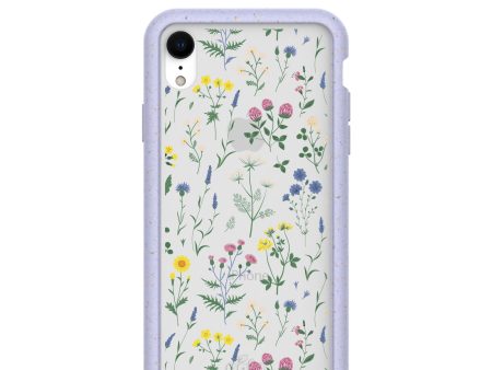 Clear Shadow Blooms iPhone XR Case With Lavender Ridge For Sale