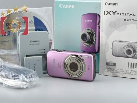 Excellent!! Canon IXY 930 IS Purple 12.1 MP Digital Camera w Box Fashion