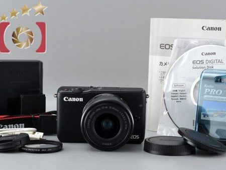 Near Mint!! Canon EOS M10 Black 18.0 MP Digital Camera +15-45mm IS STM Lens Kit Discount