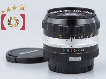 Very Good!! Nikon NIKKOR-N.C Auto 24mm f 2.8 Non Ai Lens For Sale