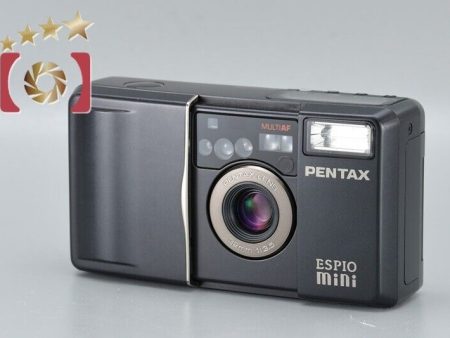 Very Good!! PENTAX ESPIO mini Black 35mm Point & Shoot Film Camera For Cheap