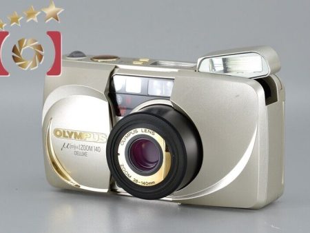 Very Good!! Olympus μ[mju:] ZOOM 140 Deluxe Point & Shoot 35mm Film camera For Sale