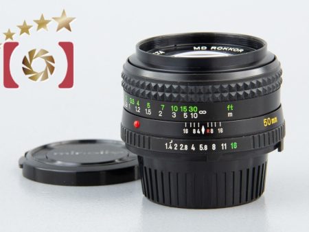 Very Good!! Minolta MD ROKKOR 50mm f 1.4 Online Hot Sale