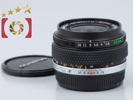 Very Good!! OLYMPUS ZUIKO AUTO-W 35mm f 2.8 For Sale