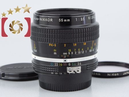 Very Good!! Nikon New Micro-NIKKOR 55mm f 3.5 Ai Converted Supply