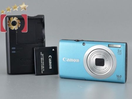 Excellent!! Canon PowerShot A2400 IS Blue 16.0 MP Digital Camera Online Hot Sale